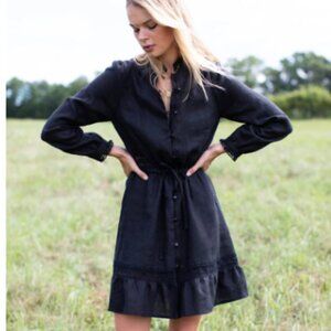 NWOT Emerson Fry Frances Mini Dress Black S